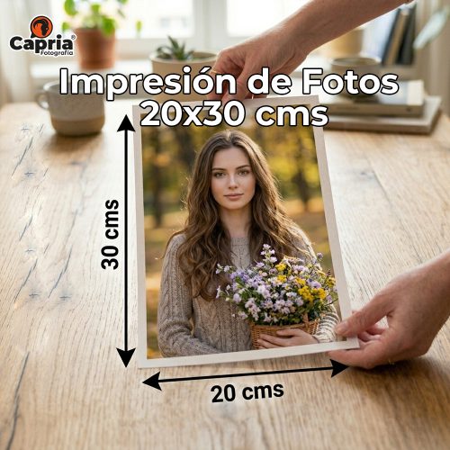 Impresión de Fotografías 20X30 cms