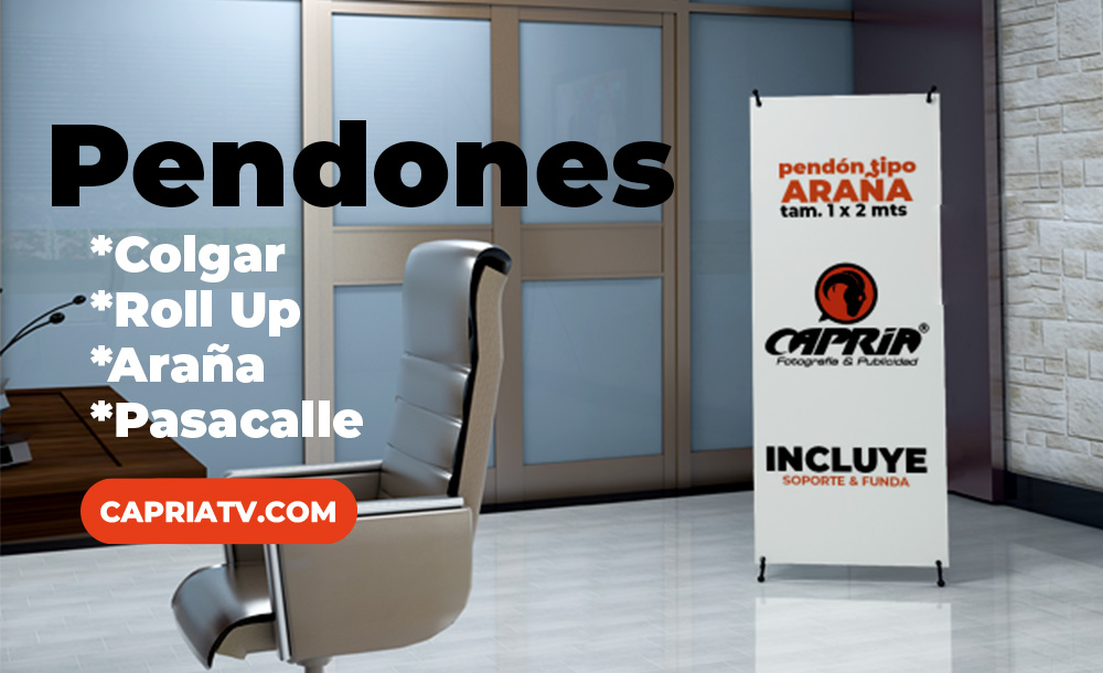 Pendon_Colgar_RollUp_Araña_PasaCalle_Cali