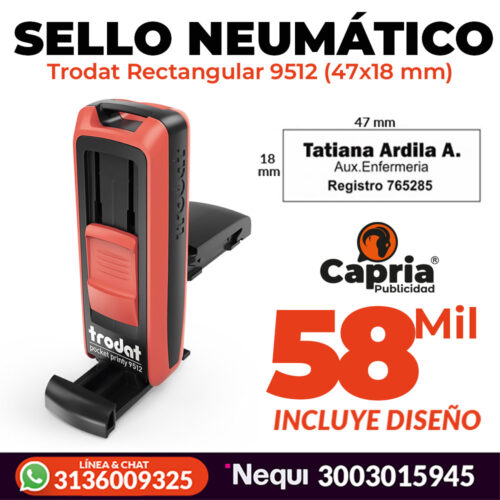 SELLO NEUMATICO RECTANGULAR