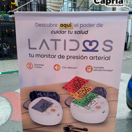 PENDÓN TAMAÑO 70 x 100 CMS