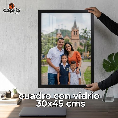 Cuadro con Vidrio 30X45 cms