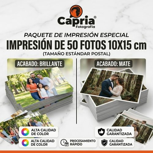 50 FOTOGRAFIAS 10X15 CMS