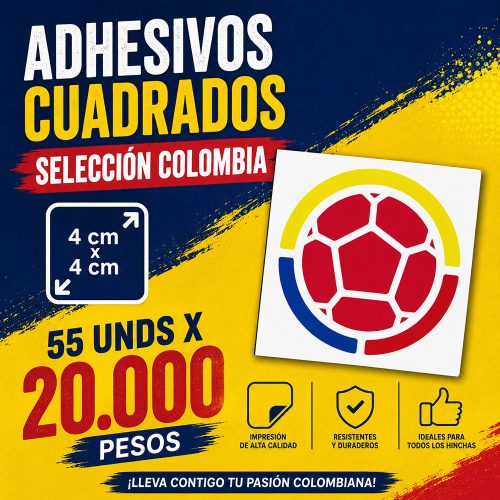 Adhesivos Selección Colombia 4cms